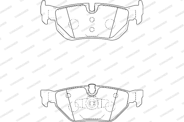 Brake Pad Set, disc brake (WBP23926A)