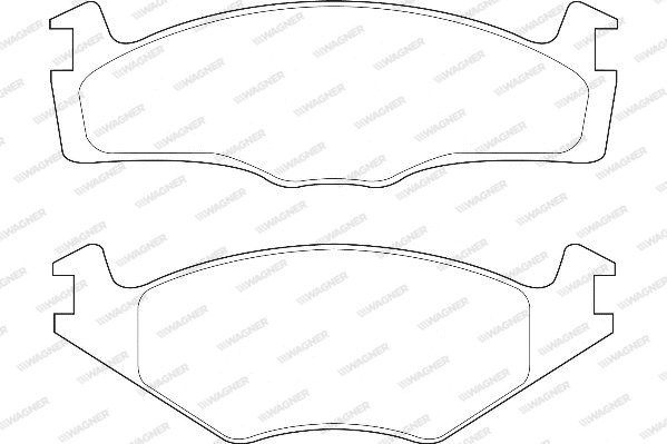 Brake Pad Set, disc brake (WBP20887B)