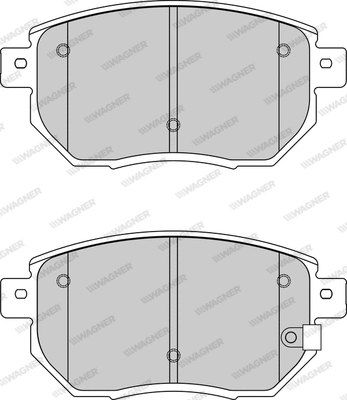 Brake Pad Set, disc brake (WBP24056A)