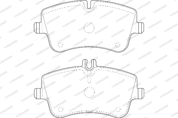 Brake Pad Set, disc brake (WBP23144A)