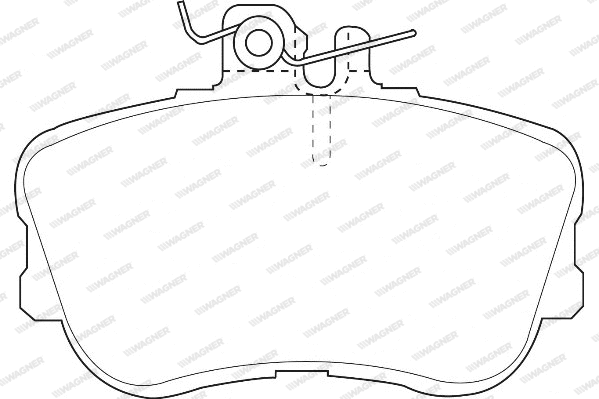 Brake Pad Set, disc brake (WBP21439A)