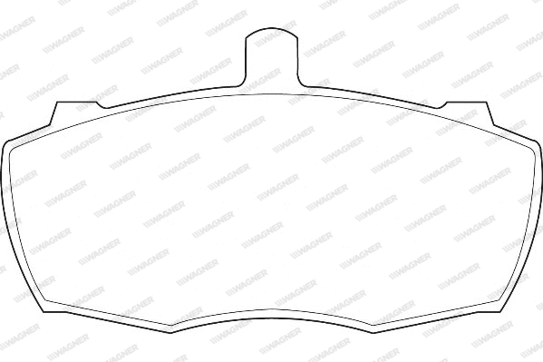 Brake Pad Set, disc brake (WBP20904A)