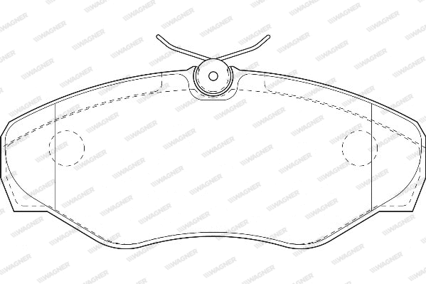 Brake Pad Set, disc brake (WBP23099A)