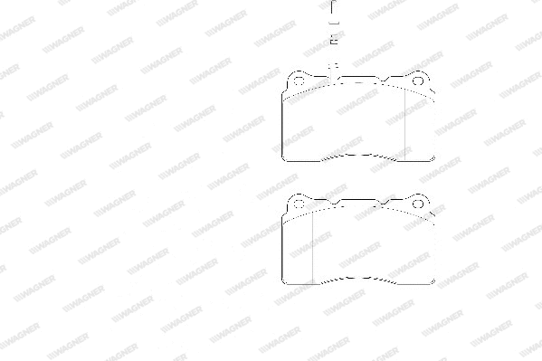 Brake Pad Set, disc brake (WBP23575A)