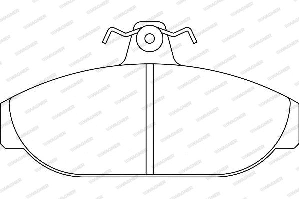 Brake Pad Set, disc brake (WBP20740A)