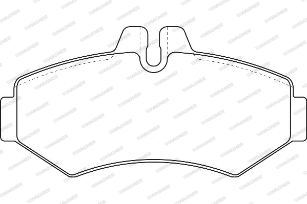 Brake Pad Set, disc brake (WBP23021A)