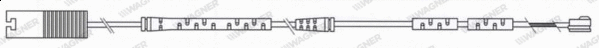 Warning Contact, brake pad wear (WWI362)