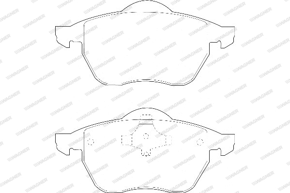 Brake Pad Set, disc brake (WBP21911A)