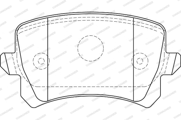 Brake Pad Set, disc brake (WBP24483B)