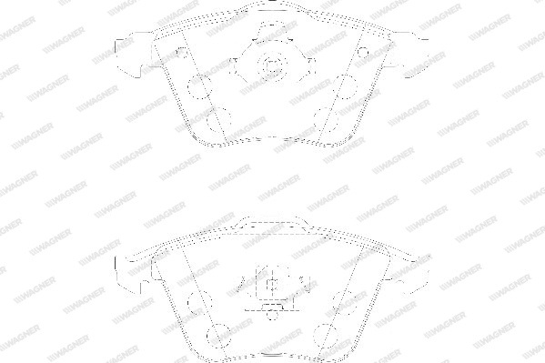 Brake Pad Set, disc brake (WBP23912A)