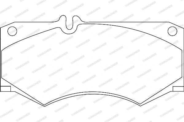 Brake Pad Set, disc brake (WBP29784A)