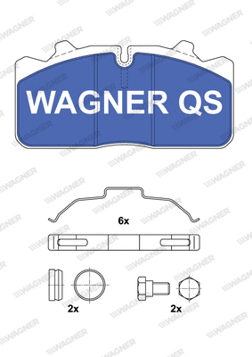 Brake Pad Set, disc brake (2908804950)