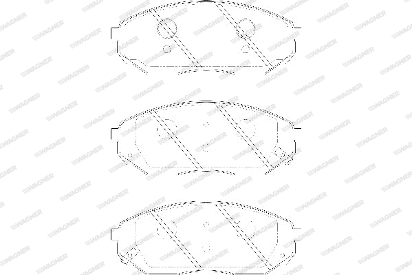 Brake Pad Set, disc brake (WBP24092A)