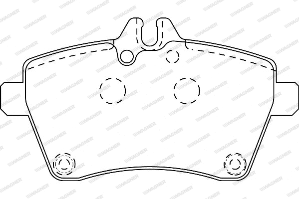 Brake Pad Set, disc brake (WBP24077B)
