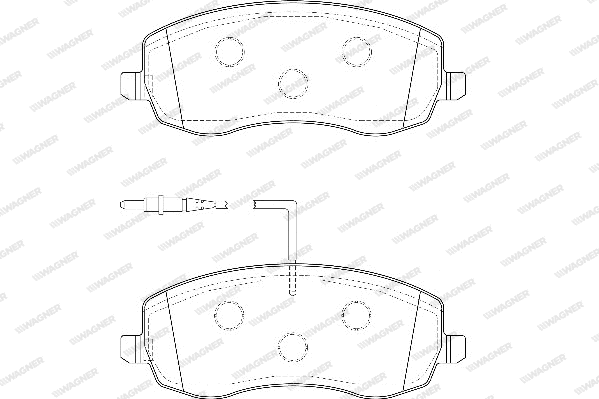 Brake Pad Set, disc brake (WBP24839A)