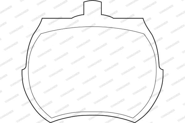 Brake Pad Set, disc brake (WBP20038A)