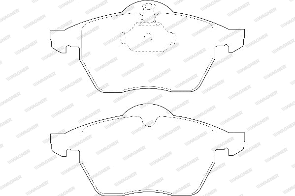 Brake Pad Set, disc brake (WBP21828A)