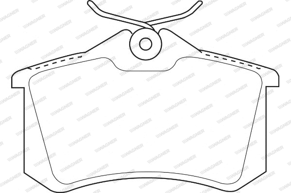 Brake Pad Set, disc brake (WBP20961C)
