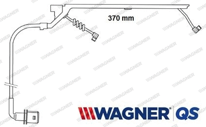 Warning Contact, brake pad wear (587040W)