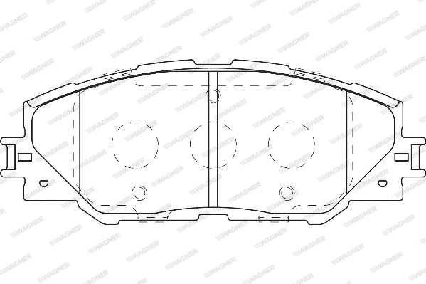 Brake Pad Set, disc brake (WBP24337A)
