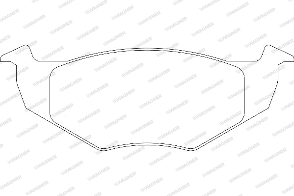 Brake Pad Set, disc brake (WBP21866D)