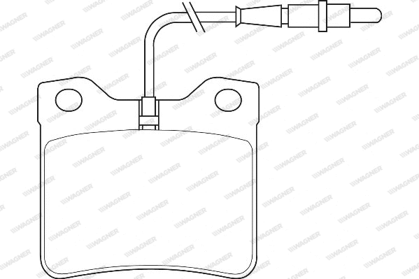 Brake Pad Set, disc brake (WBP21278A)