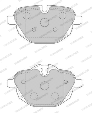 Brake Pad Set, disc brake (WBP24561A)