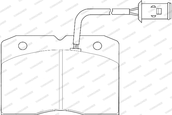Brake Pad Set, disc brake (WBP29041A)