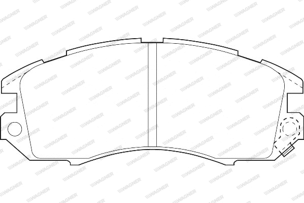 Brake Pad Set, disc brake (WBP21495A)