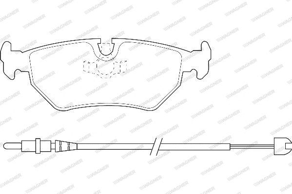 Brake Pad Set, disc brake (WBP21275A)