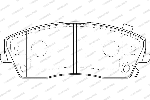Brake Pad Set, disc brake (WBP24166A)