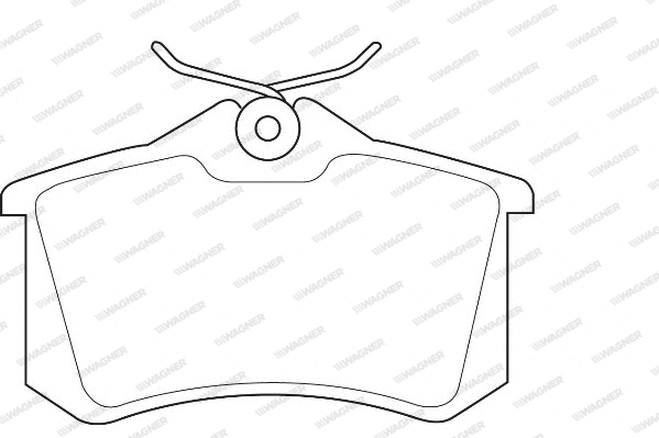 Brake Pad Set, disc brake (WBP20961A)