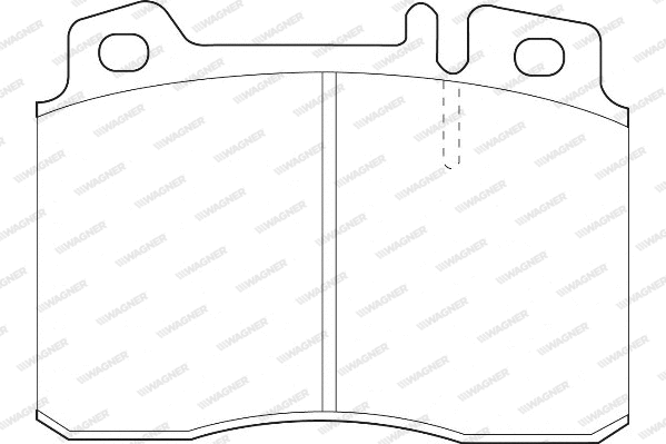 Brake Pad Set, disc brake (WBP21153A)