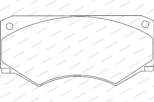 Brake Pad Set, disc brake (WBP29040A)
