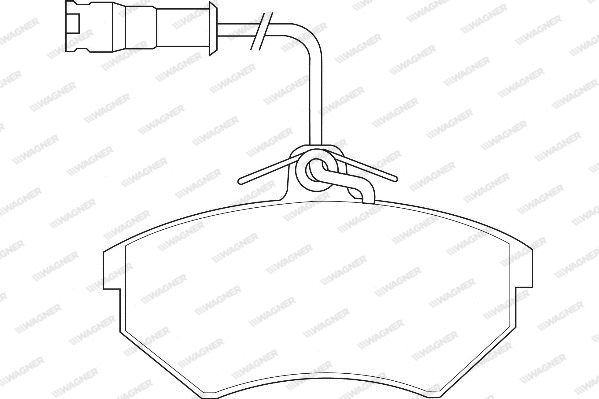 Brake Pad Set, disc brake (WBP20669A)