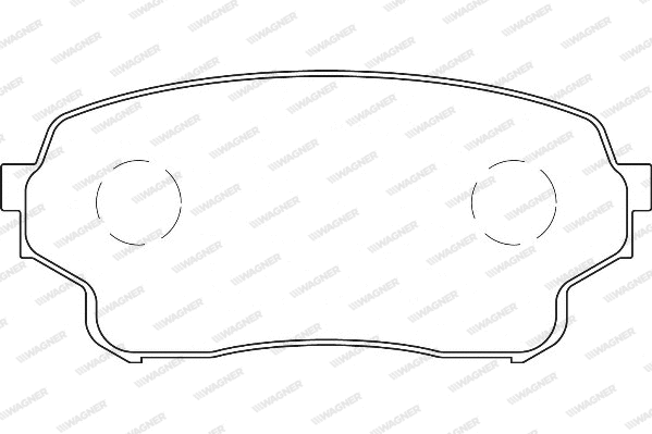Brake Pad Set, disc brake (WBP24301A)