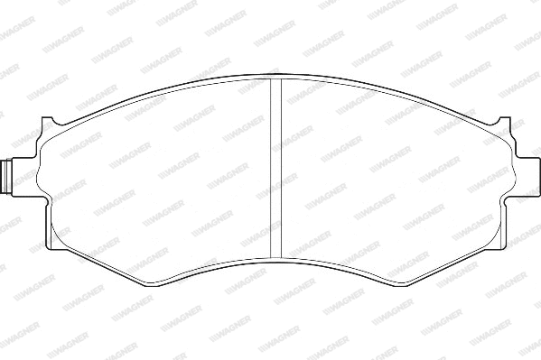 Brake Pad Set, disc brake (WBP21526A)