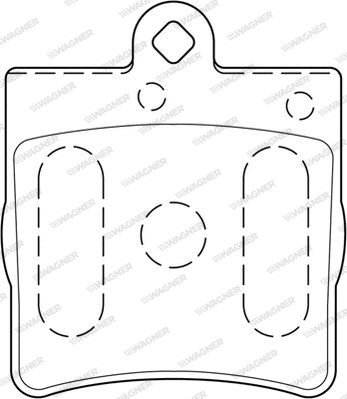 Brake Pad Set, disc brake (WBP21919A)