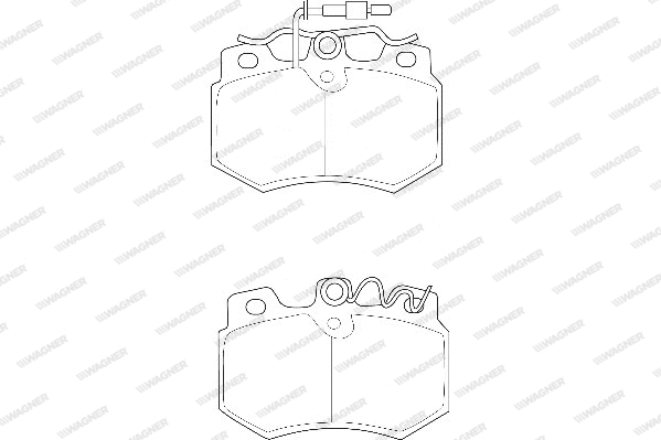 Brake Pad Set, disc brake (WBP20989A)