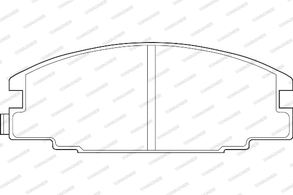 Brake Pad Set, disc brake (WBP21467A)