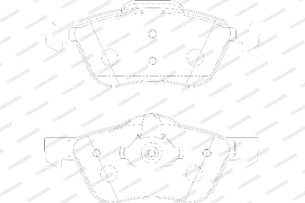 Brake Pad Set, disc brake (WBP23159A)