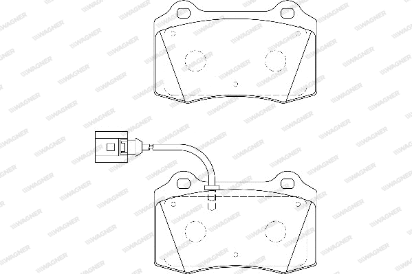 Brake Pad Set, disc brake (WBP24143A)
