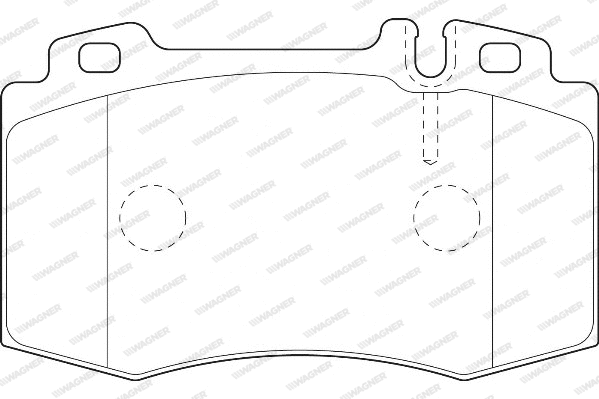 Brake Pad Set, disc brake (WBP23745A)