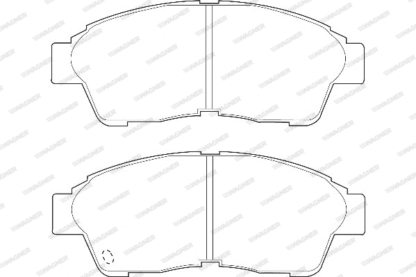 Brake Pad Set, disc brake (WBP21601A)