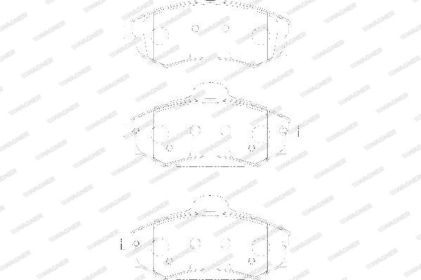 Brake Pad Set, disc brake (WBP21725A)