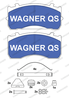 Brake Pad Set, disc brake (2911504950)