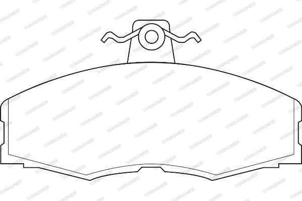 Brake Pad Set, disc brake (WBP20861A)