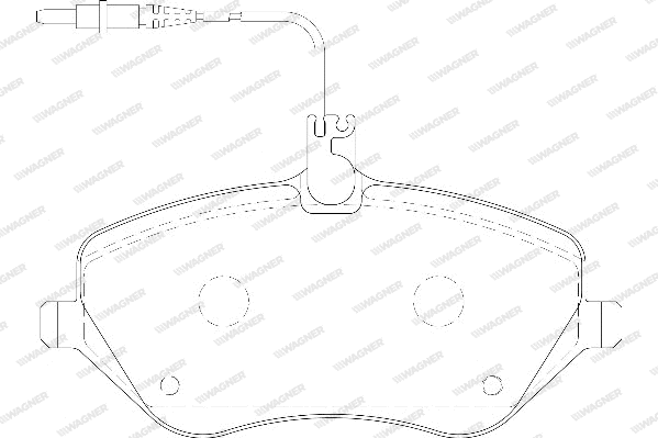Brake Pad Set, disc brake (WBP24133A)