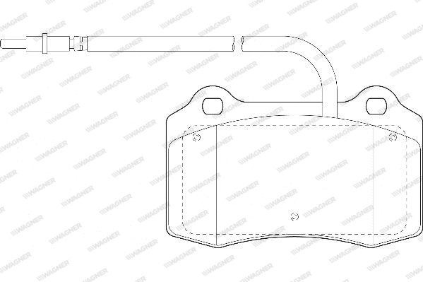 Brake Pad Set, disc brake (WBP23753A)