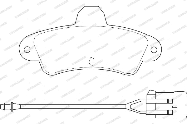 Brake Pad Set, disc brake (WBP21586A)